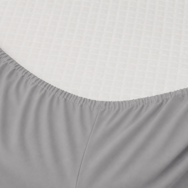 Простынь на резинке MirSon односпальная 70х190+10 см Poplin Line 056 Smoky Поплин (2200007102938) - изображение 2