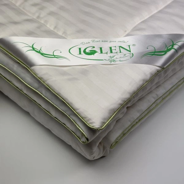 Ковдра IGLEN бавовняна в сатині полегшена 160x215 см Білий - Фото 2 Ковдра IGLEN бавовняна в сатині полегшена 160x215 см Білий - зображення 2