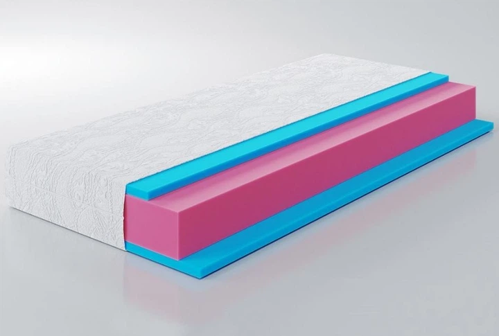 Матрац безпружинний HighFoam Zephyr Macaroon (Зефір Макарун) - 80x200 см - Фото 2 Матрац безпружинний HighFoam Zephyr Macaroon (Зефір Макарун) - 80x200 см - зображення 2