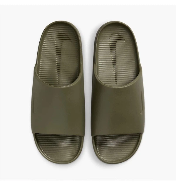 Тапочки чоловічі Nike Calm Slide 40 Хакі FD4116-203 - Фото 5 Тапочки чоловічі Nike Calm Slide 40 Хакі FD4116-203 - зображення 5
