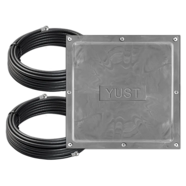Антенна панельная 4G LTE MIMO YUST 2x17 Дб (1700-2700 МГц ) - изображение 2