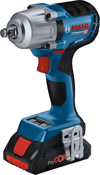 Akumulatorowy klucz udarowy Bosch Professional GDS 18V-450 HC 18 V 450 Nm 1/2" bez akumulatora (06019K4000) - Zdjęcie 3 Akumulatorowy klucz udarowy Bosch Professional GDS 18V-450 HC 18 V 450 Nm 1/2" bez akumulatora (06019K4000) - obraz 3