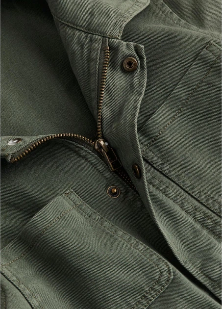 Підліткова джинсова куртка H&M 061223548 134/8-9Y Хакі (6666000381491) - изображение 3