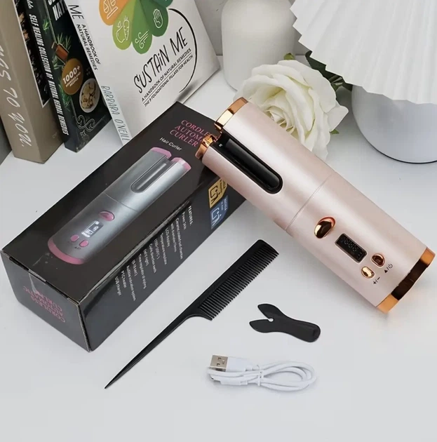 Автоматична плойка для волосся Professional Auto Hair Curler — ідеальні локони без зусиль - зображення 4