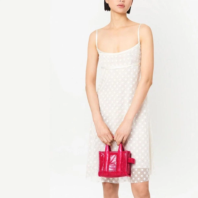 Сумка женская Marc Jacobs The Shiny Crinkle Micro Tote Magenta H064L03FA22-608 - изображение 10