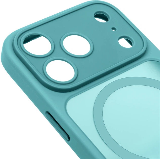 Чехол для смартфона Apple iPhone 18 Pro Max ArmorStandart Lush MagCase Turquoise (ARM92551) - Фото 4 Чехол для смартфона Apple iPhone 18 Pro Max ArmorStandart Lush MagCase Turquoise (ARM92551) - изображение 4
