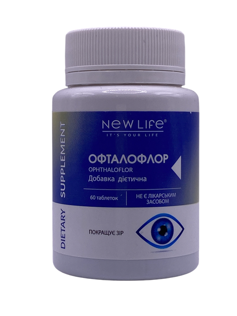 Натуральна добавка New Life Офталофлор ​​для покращення зору