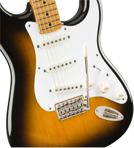 Електрогітара SQUIER CLASSIC VIBE '50S STRATOCASTER MAPLE FINGERBOARD 2-COLOR SUNBURST (229364) - Фото 3 Електрогітара SQUIER CLASSIC VIBE '50S STRATOCASTER MAPLE FINGERBOARD 2-COLOR SUNBURST (229364) - зображення 3