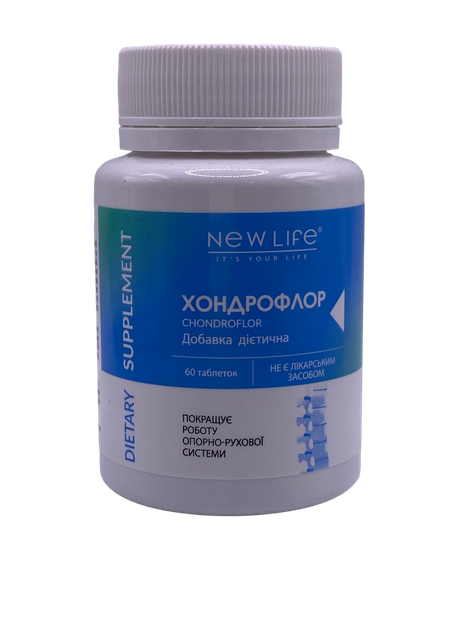 Дієтична добавка Хондрофлор для суглобів New Life 60 таблеток