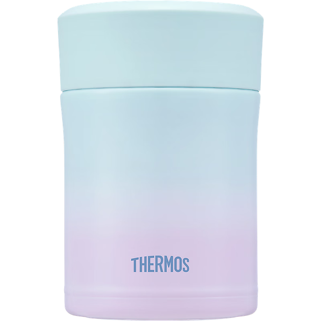 Термоконтейнер для обеда THERMOS, изготовленный из нержавеющей стали 316 л, с широким горлышком, контейнер для детского питания, детский школьный ланч-бокс со ложкой, 470 мл, синий. - Фото 4 Термоконтейнер для обеда THERMOS, изготовленный из нержавеющей стали 316 л, с широким горлышком, контейнер для детского питания, детский школьный ланч-бокс со ложкой, 470 мл, синий. - изображение 4