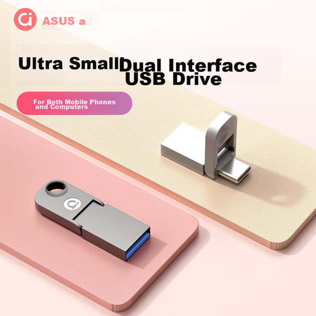 Флеш память USB ASUS PM300 32GB USB 3.2 Gen1 + Type-C Grey - Фото 5 Флеш память USB ASUS PM300 32GB USB 3.2 Gen1 + Type-C Grey - изображение 5