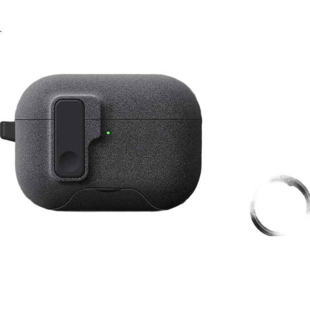 Чехол PENGGU для Apple AirPods Pro 3 с магнитной застежкой и автоматическим открыванием, плюшевый, серый. - Фото 2 Чехол PENGGU для Apple AirPods Pro 3 с магнитной застежкой и автоматическим открыванием, плюшевый, серый. - изображение 2