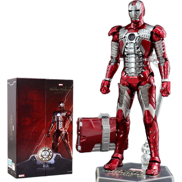 Фігурка Marvel Iron Man MK5 з шарнірними з'єднаннями, подарунок на день народження хлопчика - Фото 4 Фігурка Marvel Iron Man MK5 з шарнірними з'єднаннями, подарунок на день народження хлопчика - зображення 4