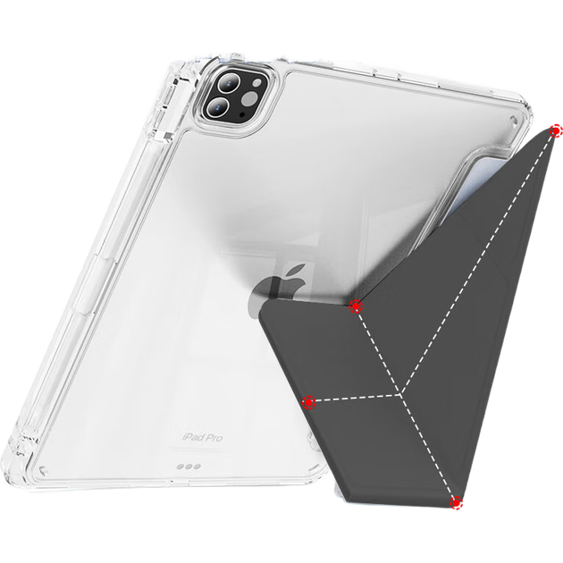 Чехол для планшета Apple iPad mini 7/6 JPLAYER BPK102 Grey - Фото 4 Чехол для планшета Apple iPad mini 7/6 JPLAYER BPK102 Grey - изображение 4