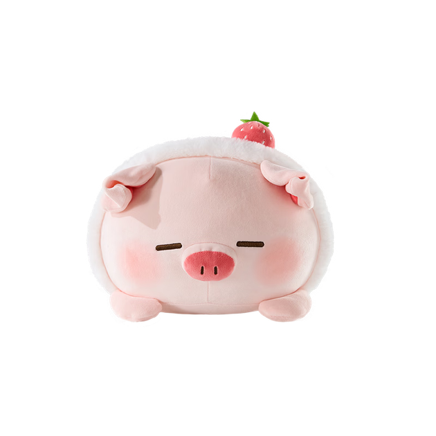 MINISO Маленька свинка B-BO Полунична свинка Плюшева лялька М'яка подушка для дівчаток, подарунок на день народження іграшка подарунок для найкращої подруги - зображення 4