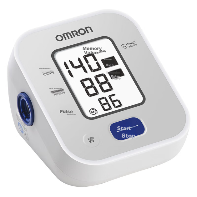 Електронний тонометр OMRON, модель для домашнього використання з підсвічуванням, прилад для вимірювання артеріального тиску, медичний високоточний U703 з блоком живлення - изображение 9