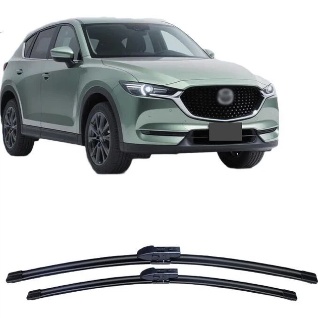 Склоочисники Aoye для Mazda CX5 (моделі 2017-2025) / CX8 2018-2021, безрамкова конструкція, передні щітки склоочисника, комплект пар 24+18 - зображення 2