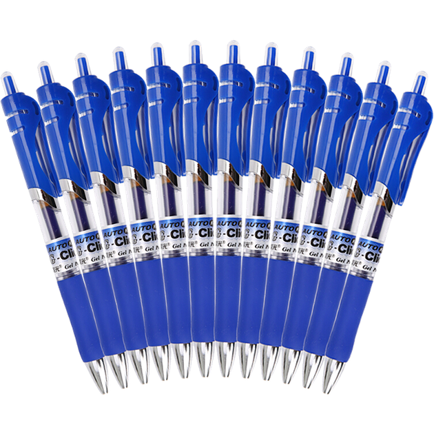 Гелевая ручка M&G Stationery K35 с выдвижным стержнем, для студентов, с маркировкой 0,5 мм, для деловых ручек, для врачебных рецептов, высококачественные канцелярские товары, синяя, 12 ручек в коробке - Фото 4 Гелевая ручка M&G Stationery K35 с выдвижным стержнем, для студентов, с маркировкой 0,5 мм, для деловых ручек, для врачебных рецептов, высококачественные канцелярские товары, синяя, 12 ручек в коробке - изображение 4