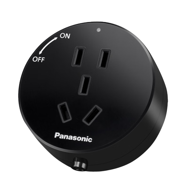 Настенный удлинитель Panasonic с направляющей для розетки, креплением на направляющую, для кухни и гостиной, многофункциональная направляющая для розетки, пятиконтактный адаптер (10 А), черный. - Фото 4 Настенный удлинитель Panasonic с направляющей для розетки, креплением на направляющую, для кухни и гостиной, многофункциональная направляющая для розетки, пятиконтактный адаптер (10 А), черный. - изображение 4
