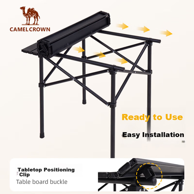 Складной стол CAMEL для кемпинга и отдыха на природе, изготовленный из углеродистой стали, для барбекю и пикника, артикул 173SL03012. - Фото 9 Складной стол CAMEL для кемпинга и отдыха на природе, изготовленный из углеродистой стали, для барбекю и пикника, артикул 173SL03012. - изображение 9