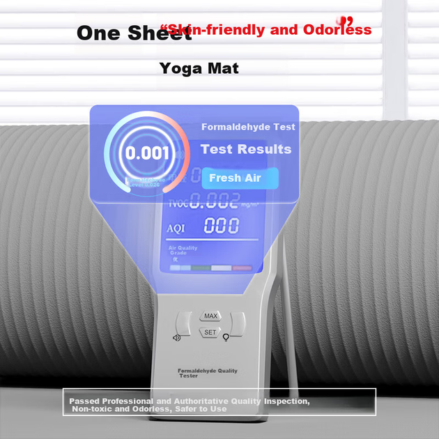 Коврик для йоги Peak Yoga Mat, мужской, женский, для домашних тренировок, нескользящий, амортизирующий, для аэробики, звукоизолирующий, утолщенный, большой, для тренировок. - изображение 6