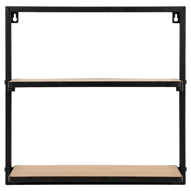 Półka ścienna Trends 4 You metalowa 2-poziomowa 40 x 12 x 40 cm 568195 (8720573549516) - obraz 2