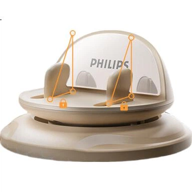 Автотримач для телефону PHILIPS 2325 Beige (DLK2325B/93) - Фото 3 Автотримач для телефону PHILIPS 2325 Beige (DLK2325B/93) - зображення 3