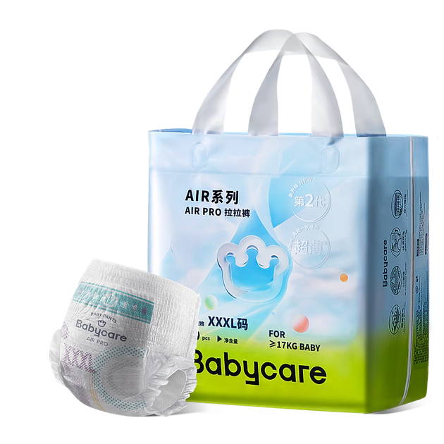 Підгузки-трусики Babycare AirPro XXXL (від 17 кг), 20 шт - Фото 1 Підгузки-трусики Babycare AirPro XXXL (від 17 кг), 20 шт - зображення 1