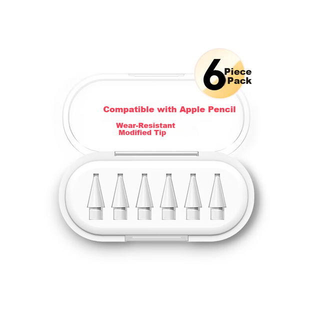 Наконечники MUSTTRUE для Apple Pencil 1/2 покоління 6 шт - зображення 6