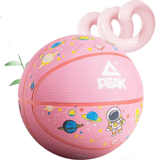 Детский баскетбольный мяч Peak Kids №3, прочный, подходит для детей от 3 до 6 лет, маленький размер, размер 3. - Фото 1 Детский баскетбольный мяч Peak Kids №3, прочный, подходит для детей от 3 до 6 лет, маленький размер, размер 3. - изображение 1