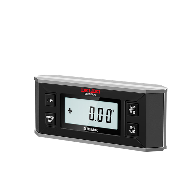 Цифровий інклінометр DELIXI ELECTRIC, високоточна лінійка-рівень, інструмент для вимірювання кутів, багатофункціональна кутова лінійка, магнітний побутовий кутомір - зображення 4