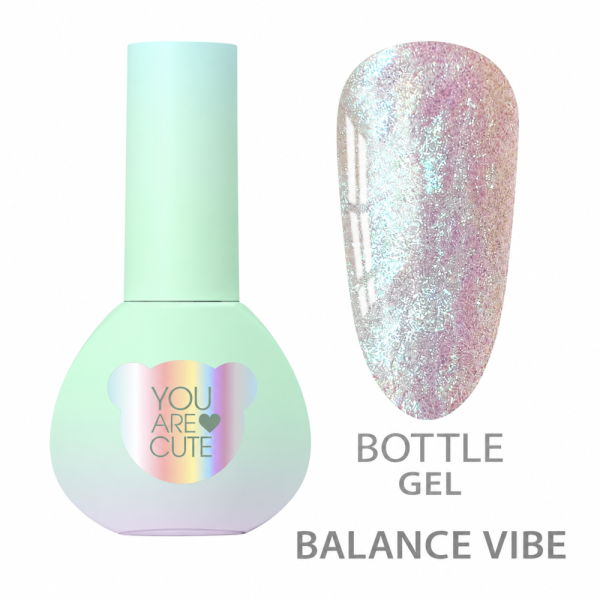 Жидкий гель You Are Cute Bottle Gel Vibe Balance для укрепления и моделирования с эффектом хамелеона 5 мл - Фото 1 Жидкий гель You Are Cute Bottle Gel Vibe Balance для укрепления и моделирования с эффектом хамелеона 5 мл - изображение 1