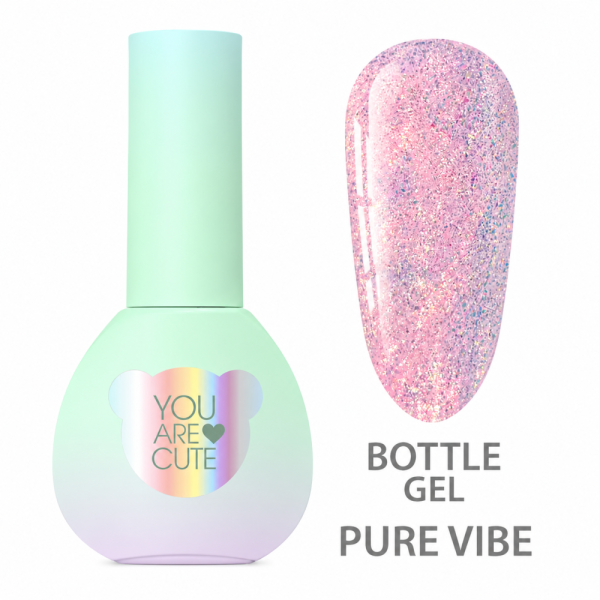 Жидкий гель You Are Cute Bottle Gel Vibe Pure для укрепления и моделирования с эффектом хамелеона 5 мл - Фото 1 Жидкий гель You Are Cute Bottle Gel Vibe Pure для укрепления и моделирования с эффектом хамелеона 5 мл - изображение 1