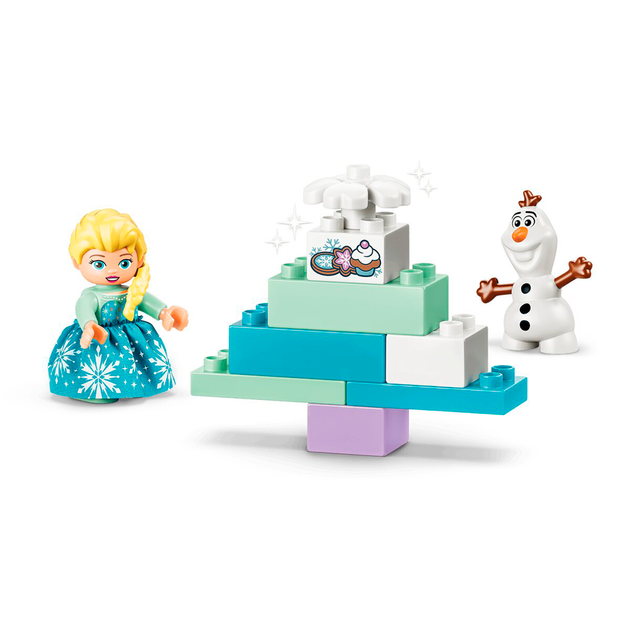 Конструктор LEGO DUPLO Disney Коробка для творческого конструирования «Ледяное сердце» с Эльзой и Олафом 37 деталей (10462) - изображение 5