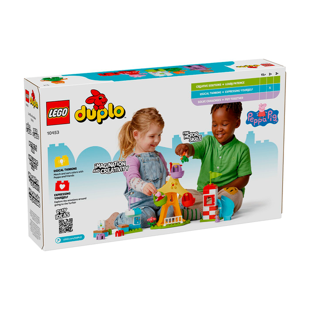 Конструктор LEGO DUPLO Peppa Pig Ярмарка развлечений 53 детали (10453) - изображение 2