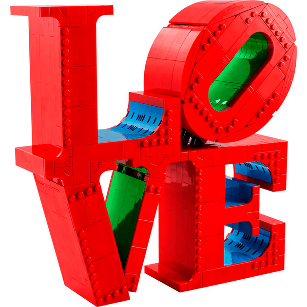 Конструктор LEGO ART LOVE скульптура Роберта Индианы 791 деталь (31214) - Фото 5 Конструктор LEGO ART LOVE скульптура Роберта Индианы 791 деталь (31214) - изображение 5