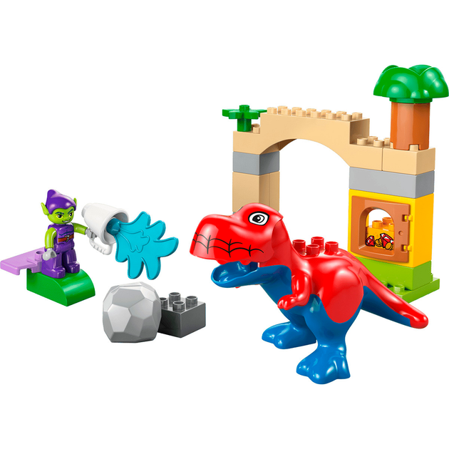 Конструктор LEGO DUPLO Marvel Динозавр Spidey-Rex проти Зеленого Гобліна 25 деталей (10463) - зображення 3