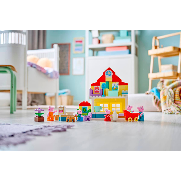 Конструктор LEGO DUPLO Peppa Pig Сімейний будинок 84 деталі (10467) - зображення 9