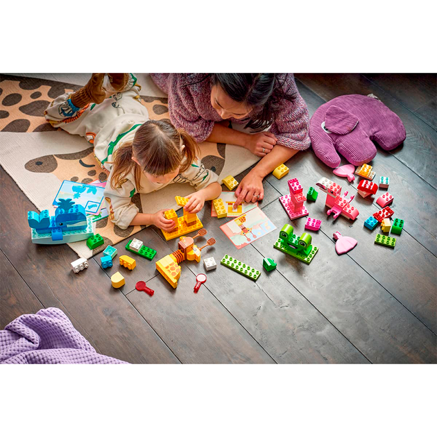 Конструктор LEGO DUPLO Town Игра по сборке животных 94 детали (10472) - изображение 6