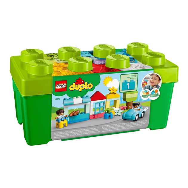 Конструктор LEGO DUPLO Classic Коробка с кубиками 65 деталей (10913) - Фото 2 Конструктор LEGO DUPLO Classic Коробка с кубиками 65 деталей (10913) - изображение 2