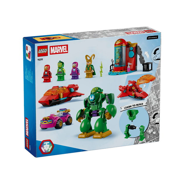 Конструктор LEGO Marvel Локі проти команди Залізної Людини 204 деталі (11211) - зображення 2