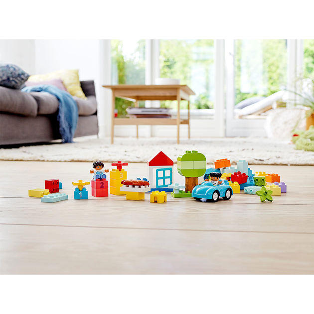 Конструктор LEGO DUPLO Classic Коробка с кубиками 65 деталей (10913) - Фото 7 Конструктор LEGO DUPLO Classic Коробка с кубиками 65 деталей (10913) - изображение 7