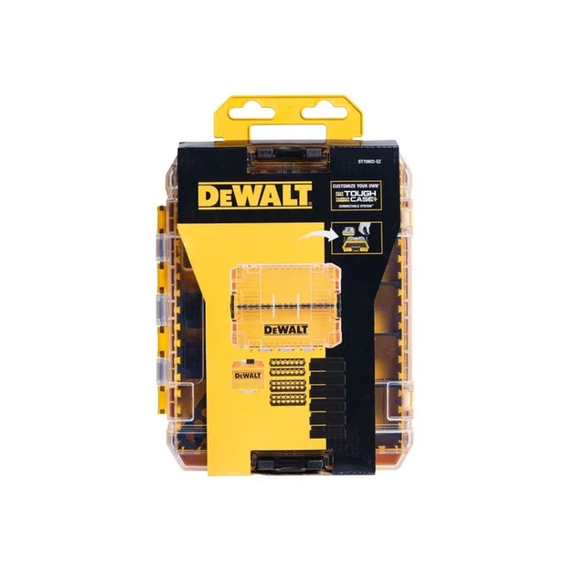 Ящик для інструментів DeWALT для біт системи TSTAK Tough Case М з футляро та касетами 4 шт, роздільники 6шт (DT70802) - зображення 5