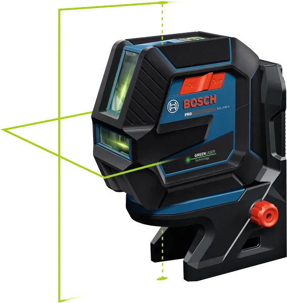 Комбінований лазерний нівелір Bosch Professional GCL 2-50 G 15 м Зелений з кріпленням RM 10 (0601066G00) - Фото 1 Комбінований лазерний нівелір Bosch Professional GCL 2-50 G 15 м Зелений з кріпленням RM 10 (0601066G00) - зображення 1