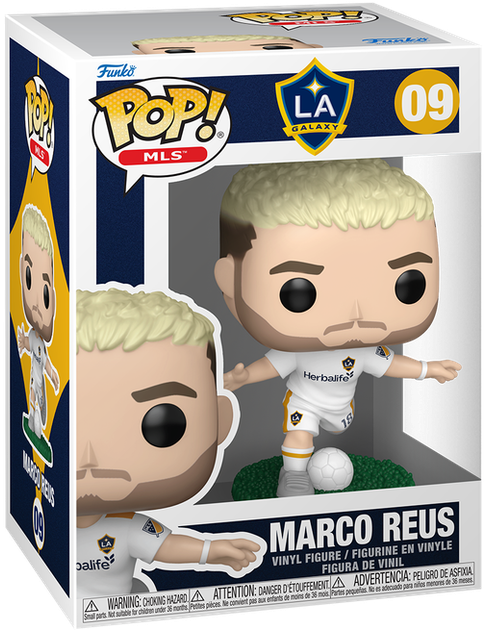 Фігурка Funko POP! Sports: MLS — MARCO REUS (Марко Ройс / LA Galaxy) #09 - Фото 1 Фігурка Funko POP! Sports: MLS — MARCO REUS (Марко Ройс / LA Galaxy) #09 - зображення 1