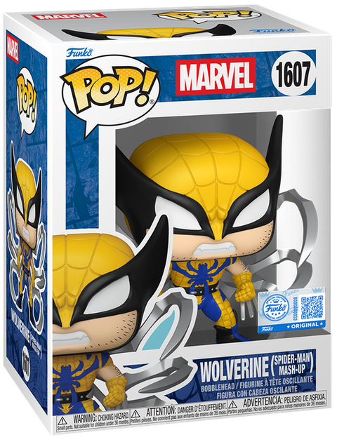 Фігурка Funko Pop! Marvel: Spider-Man Mash-Up — #1607 Росомаха (Wolverine Spider-Man Mash-Up) - Фото 1 Фігурка Funko Pop! Marvel: Spider-Man Mash-Up — #1607 Росомаха (Wolverine Spider-Man Mash-Up) - зображення 1