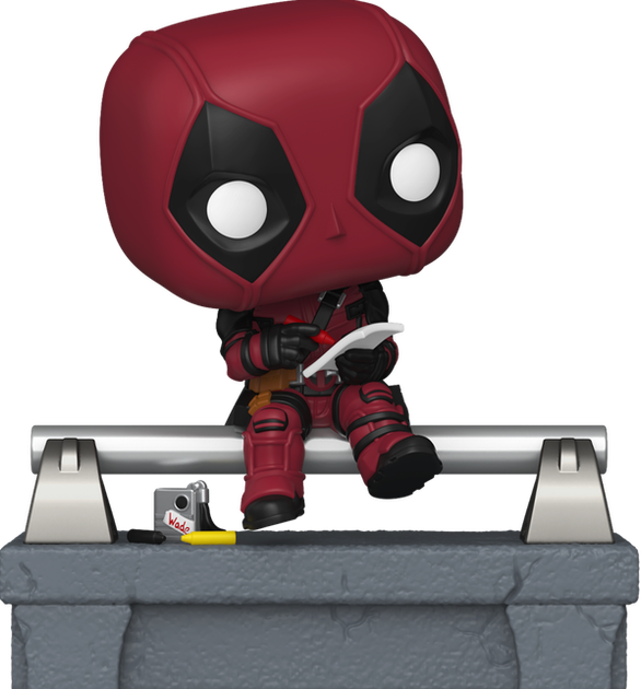 Фігурка Funko Pop! Marvel: Deluxe — #1580 Дедпул на мосту (Deadpool on Bridge) - Фото 2 Фігурка Funko Pop! Marvel: Deluxe — #1580 Дедпул на мосту (Deadpool on Bridge) - зображення 2