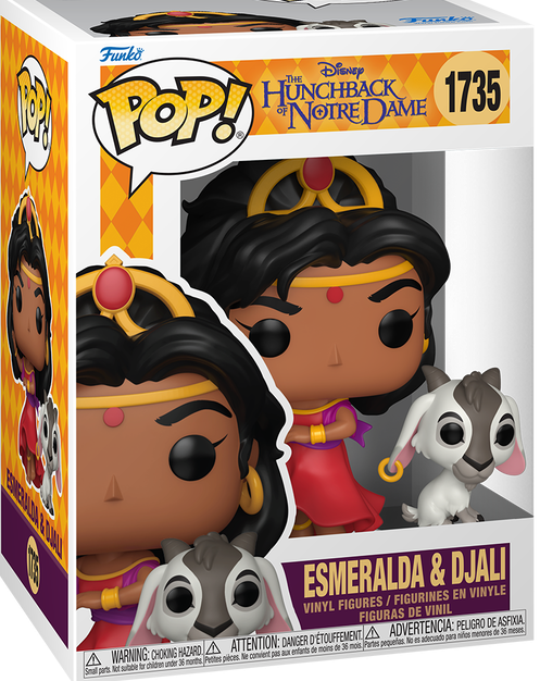 Фигурка Funko POP! Disney: The Hunchback of Notre Dame — ESMERALDA & DJALI (Эсмеральда и Джали) #1735 - Фото 1 Фигурка Funko POP! Disney: The Hunchback of Notre Dame — ESMERALDA & DJALI (Эсмеральда и Джали) #1735 - изображение 1