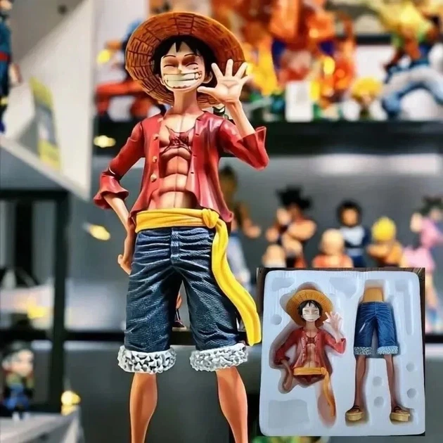 Фигурка Манки Ди Луффи One Piece коллекционная статуэтка аниме 42 см большая модель для фанатов и ценителей японской манги Monkey D Luffy - изображение 9