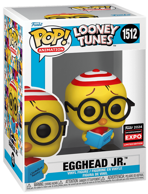 Фигурка Funko Pop! Animation: Looney Tunes — #1512 Эггхед Младший (Egghead Jr.) - Фото 1 Фигурка Funko Pop! Animation: Looney Tunes — #1512 Эггхед Младший (Egghead Jr.) - изображение 1
